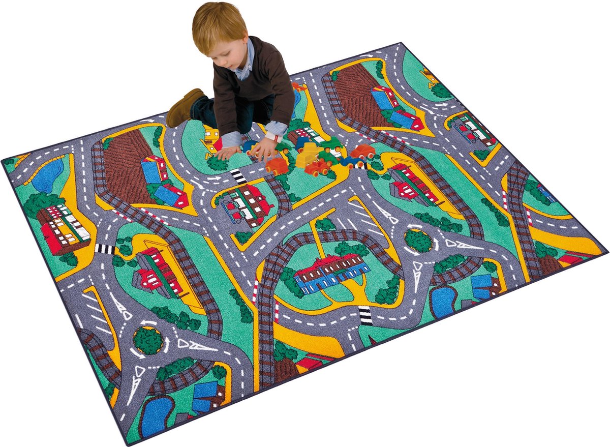 Paradiso legetøj street tæppe 95 x 133 cm