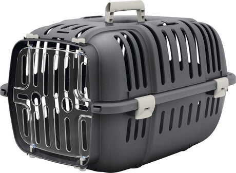 Ferplast transportkasse jet 10 - kattetransportkasse - 47x32x29 cm grå