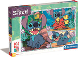 Clementoni Jigsaw Puzzle Super Color Maxi Disney Stitch, 104st.