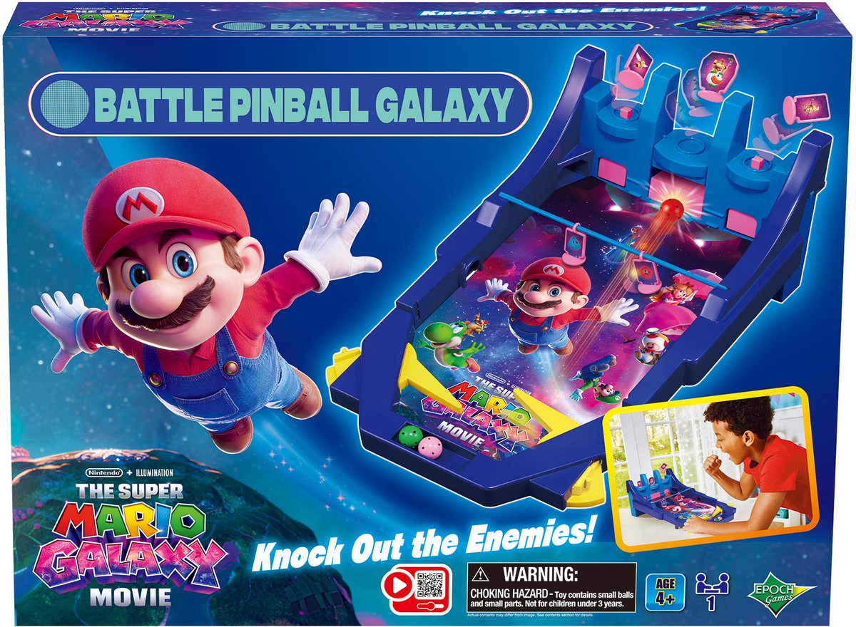 Epoch games the super mario bros. film 2 kamp flippermaskine