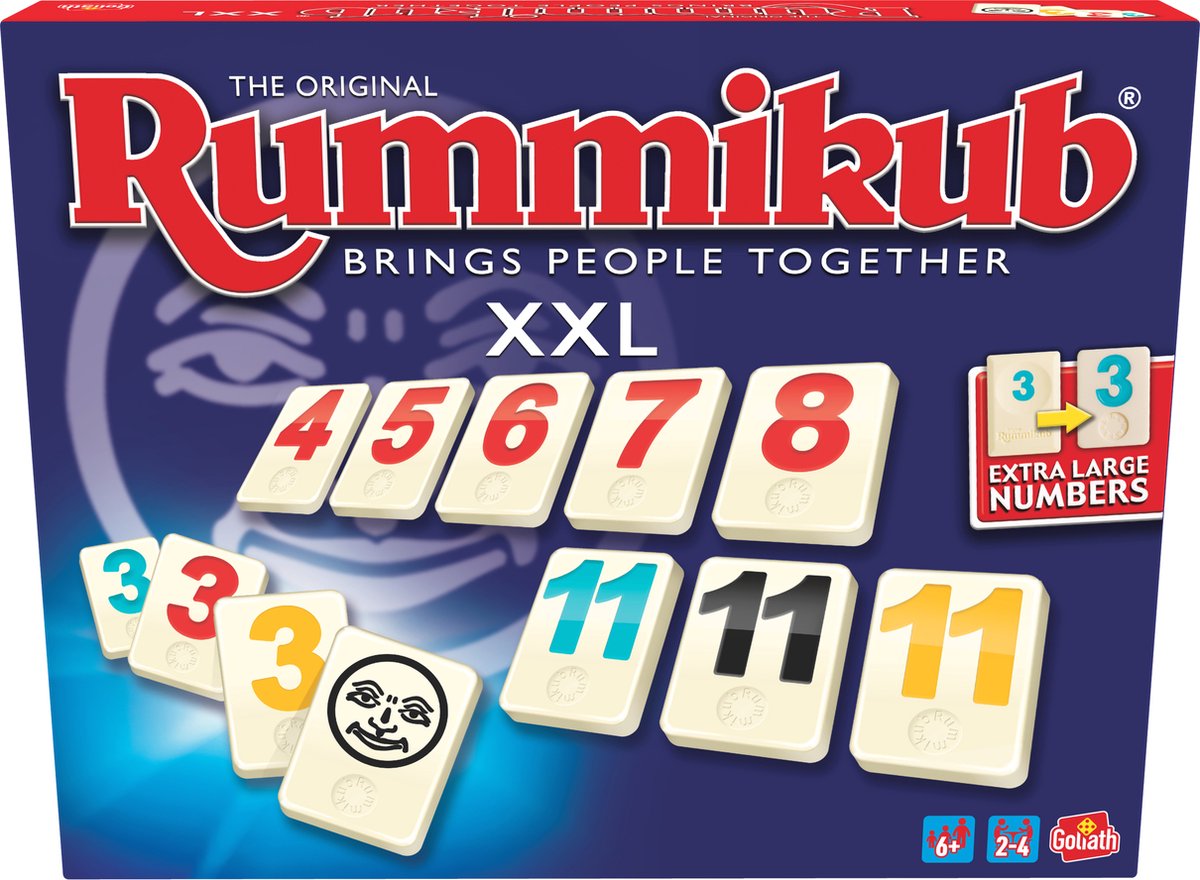 Goliath rummikub den originale xxl - brætspil - brætspil