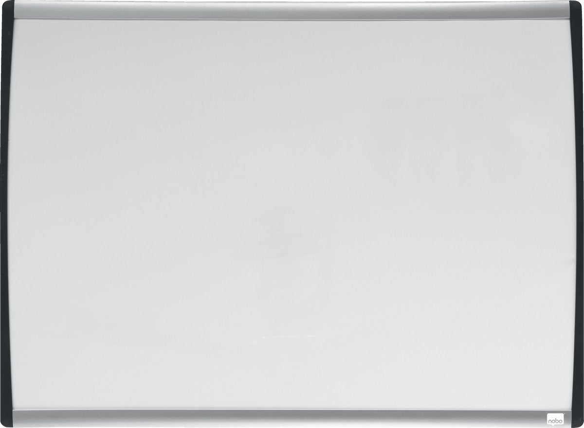 Nobo whiteboard med buet ramme 58,5 x 43cm - inklusive whiteboard tilbehør - hvid