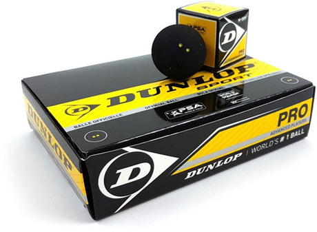 Dunlop - pro (dobbelt prik) - 12 squashbolde