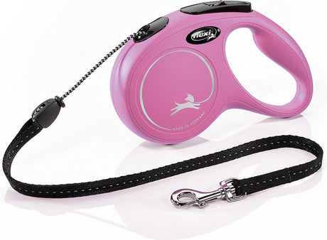 Flexi new classic tape - hundesnor - pink - m - 5 m