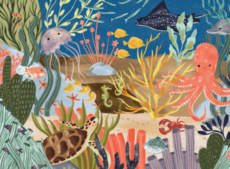 Ravensburger puslespil ocean fantasy - 500 brikker - undervandsverden.