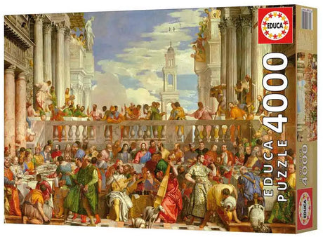 Educa - puslespil - 4000 brikker - bryllup i cana paolo veronese