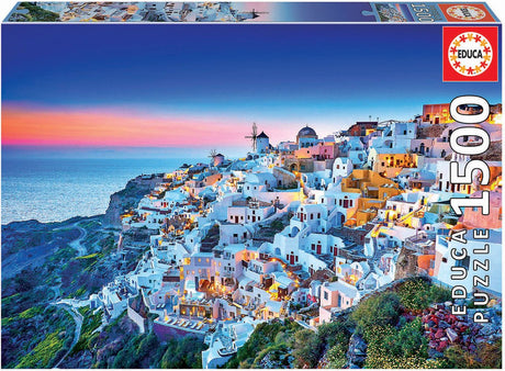 Educa - puslespil - 1500 brikker - santorini