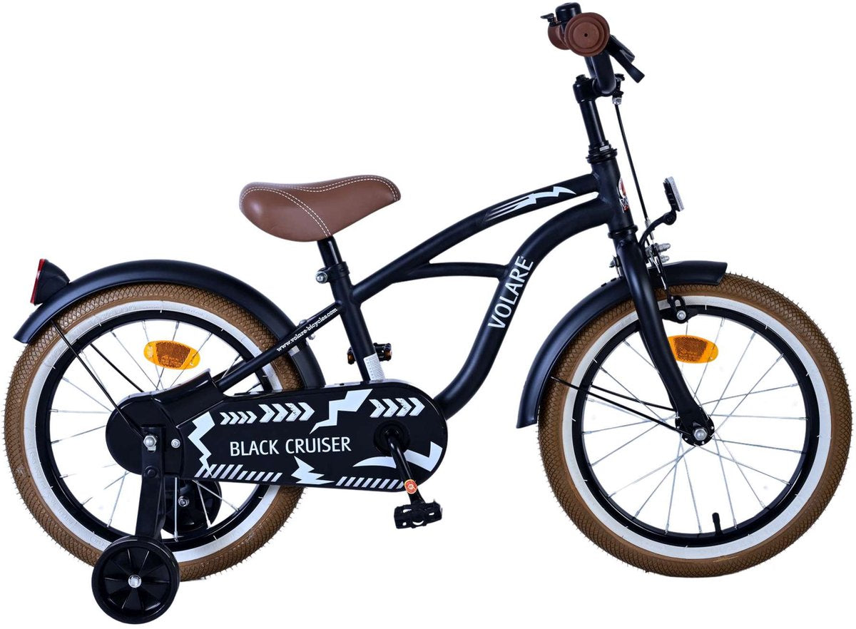 Volare sort cruiser - børnecykel