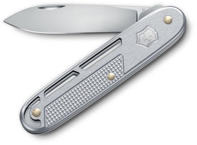 Victorinox enfoldet alox lommekniv - 2 funktioner - sølv