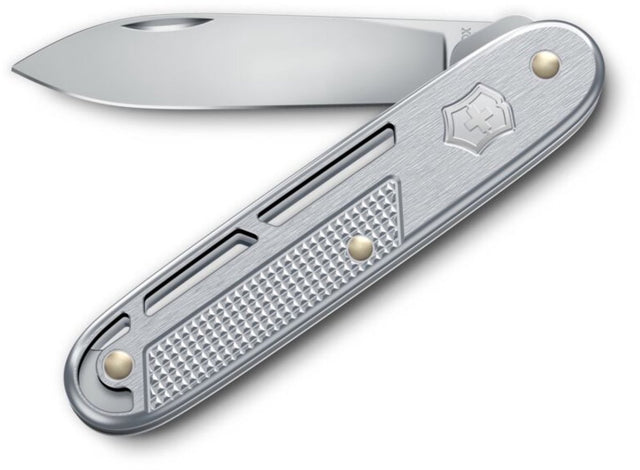 Victorinox enfoldet alox lommekniv - 2 funktioner - sølv