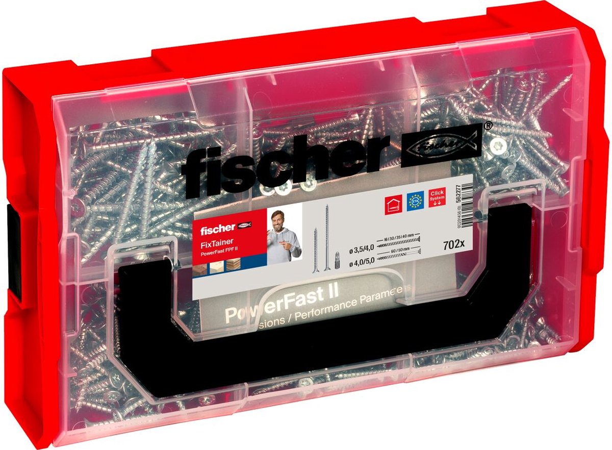 Fischer 562277 skruebolt 700 styk(s) skruesæt