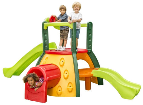 Little Tikes Super Evergreen Dobbeltdækker Rutsjebane - Legepladsudstyr