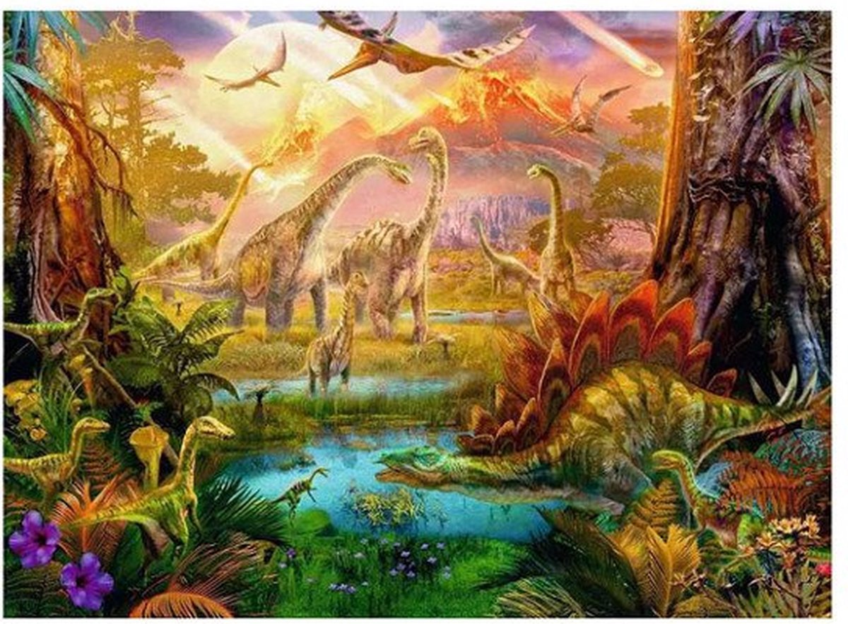Ravensburger puslespil dinosaur puslespil - 500 brikker.
