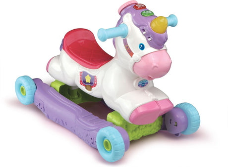Vtech bump and play enhjørning - interaktivt babylegetøj - læring af musik - fra 1 til 4 år