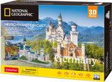 Cubic sjov national geographic - 3d puslespil - 3d puslespil på Neuschwanstein Slot