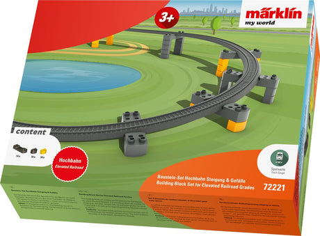Märklin my world sæt af byggeklodser viadukt jernbane op- og nedstigning