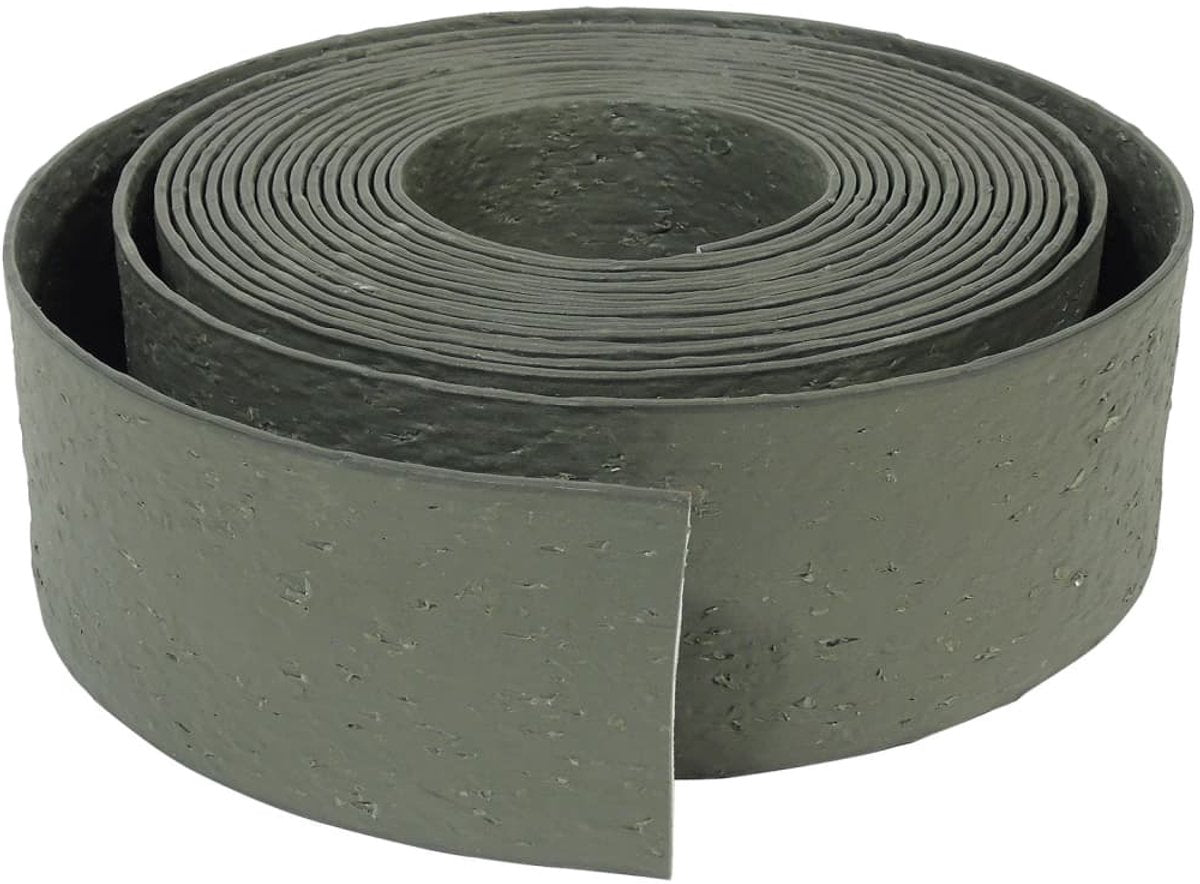 Natur - kant på rulle - 12 cm x 12 m - 5 mm tyk - tekstureret sengekant