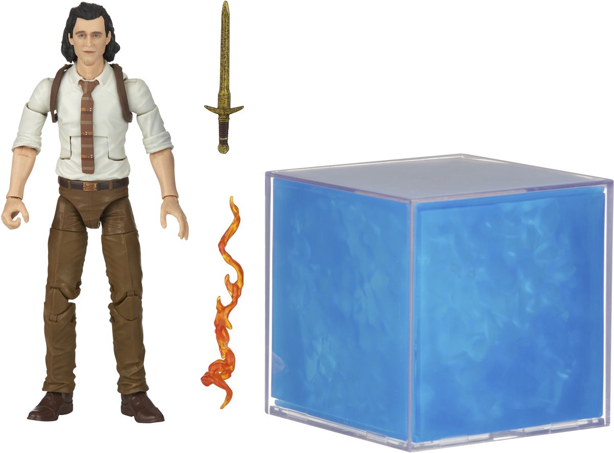 Marvel hasbro the Avengers samlerfigur tesseract med loki actionfigur 15 cm legends elektronisk rollespil replika 1 1 multifarve