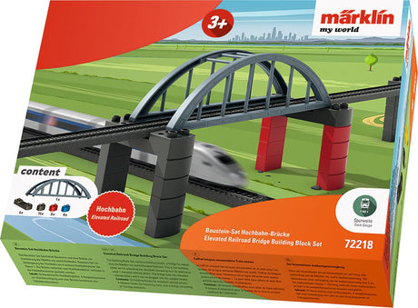 Märklin min verden sæt byggesten viadukt jernbanebro
