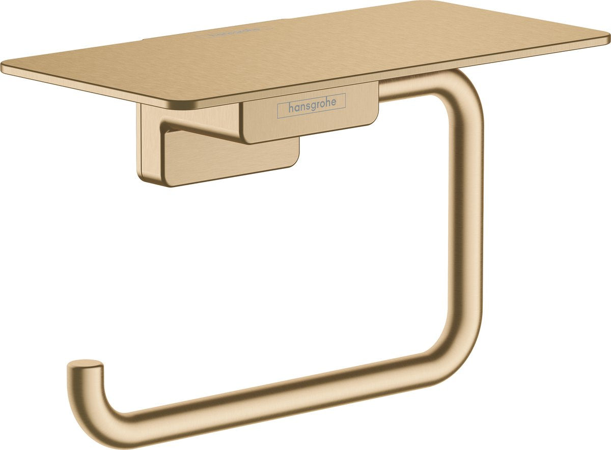 Hansgrohe addstoris toiletrulleholder med hylde børstet bronze