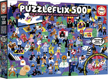 Educa - puslespil - 500 brikker - flix - puslespil