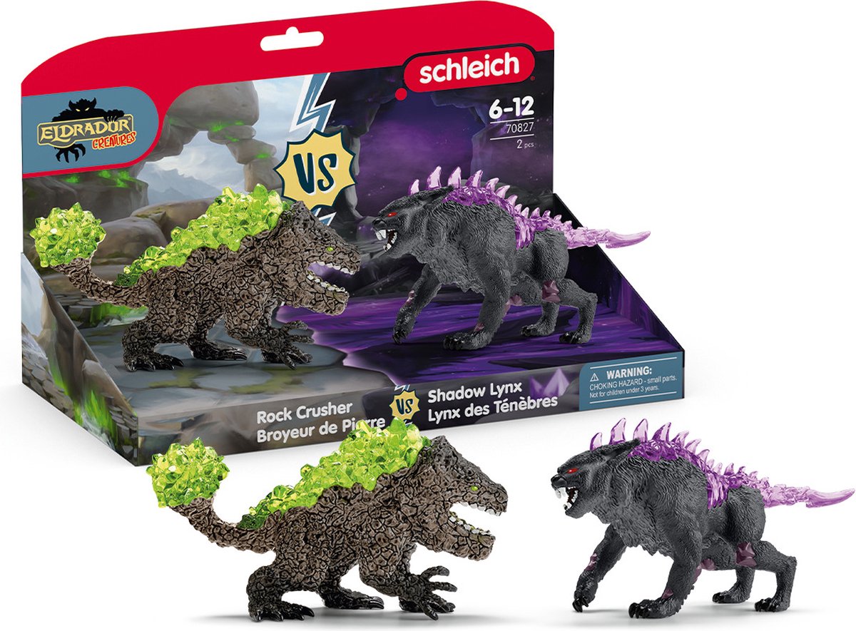 Schleich eldrador skabninger skygge lynx vs. rockbreaker -70827
