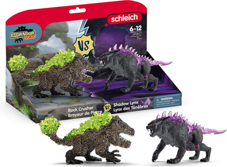 Schleich eldrador skabninger skygge lynx vs. rockbreaker -70827