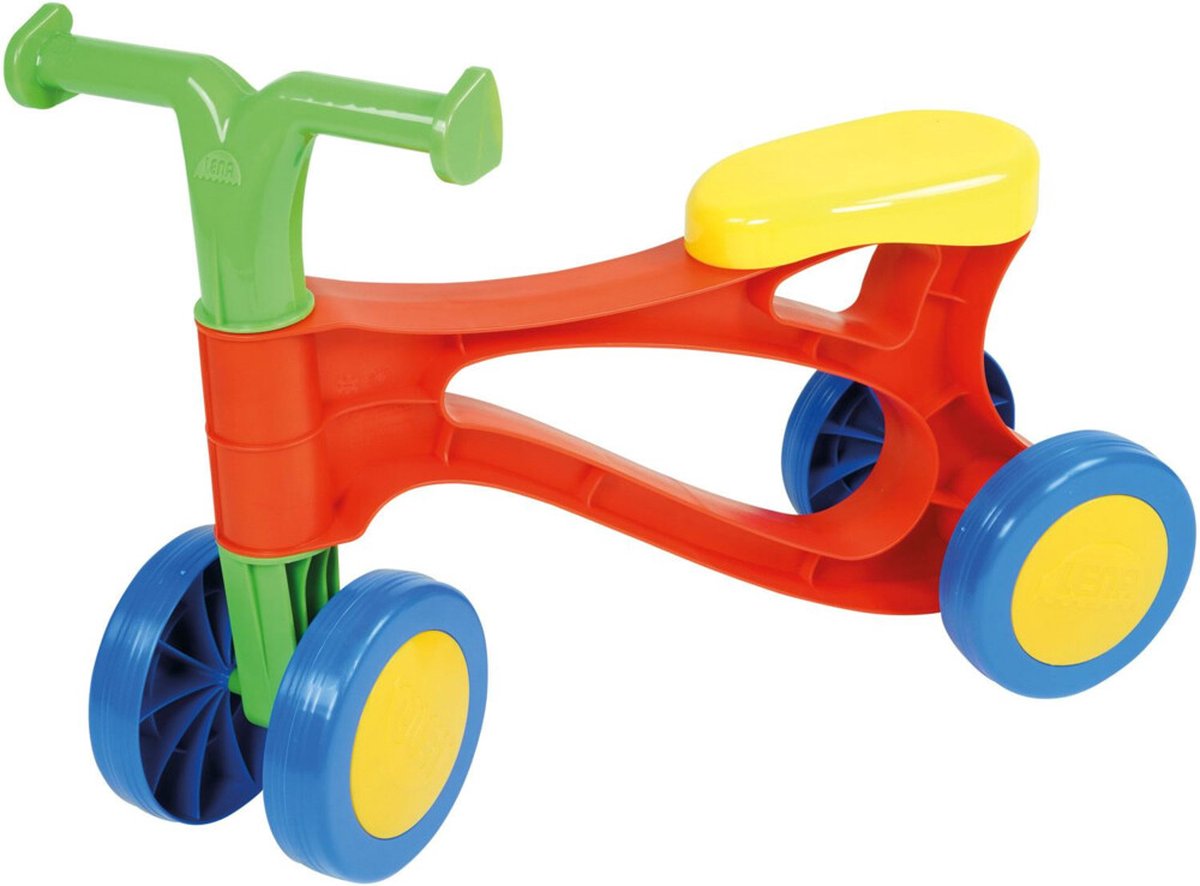Lena min første scooter rød blå gul - balancecykel