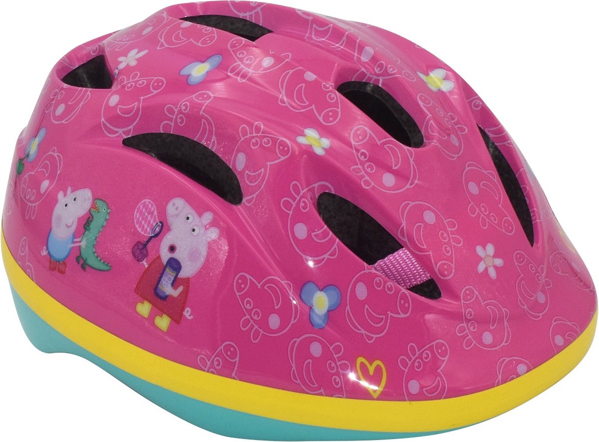 Volare peppa pig cykelhjelm - pink - 51-55 cm