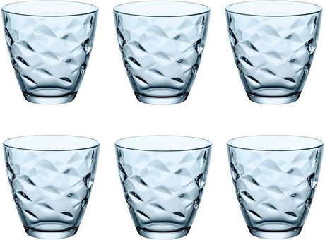 Bormioli rocco glasflora - blå - 260 ml - 6 stk