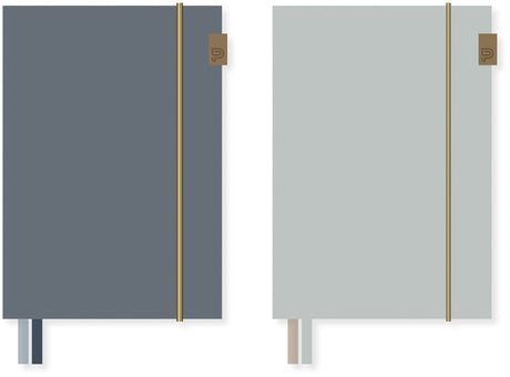 Kangaro soft scenes notitieboek cotton - a5 - hardcover - lijn - 80 grams fsc - 160 pagina's - 2 stuks - k-pm01710005