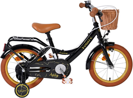 Volare Ashley børnecykel - piger - 14 tommer - sort - to håndbremser