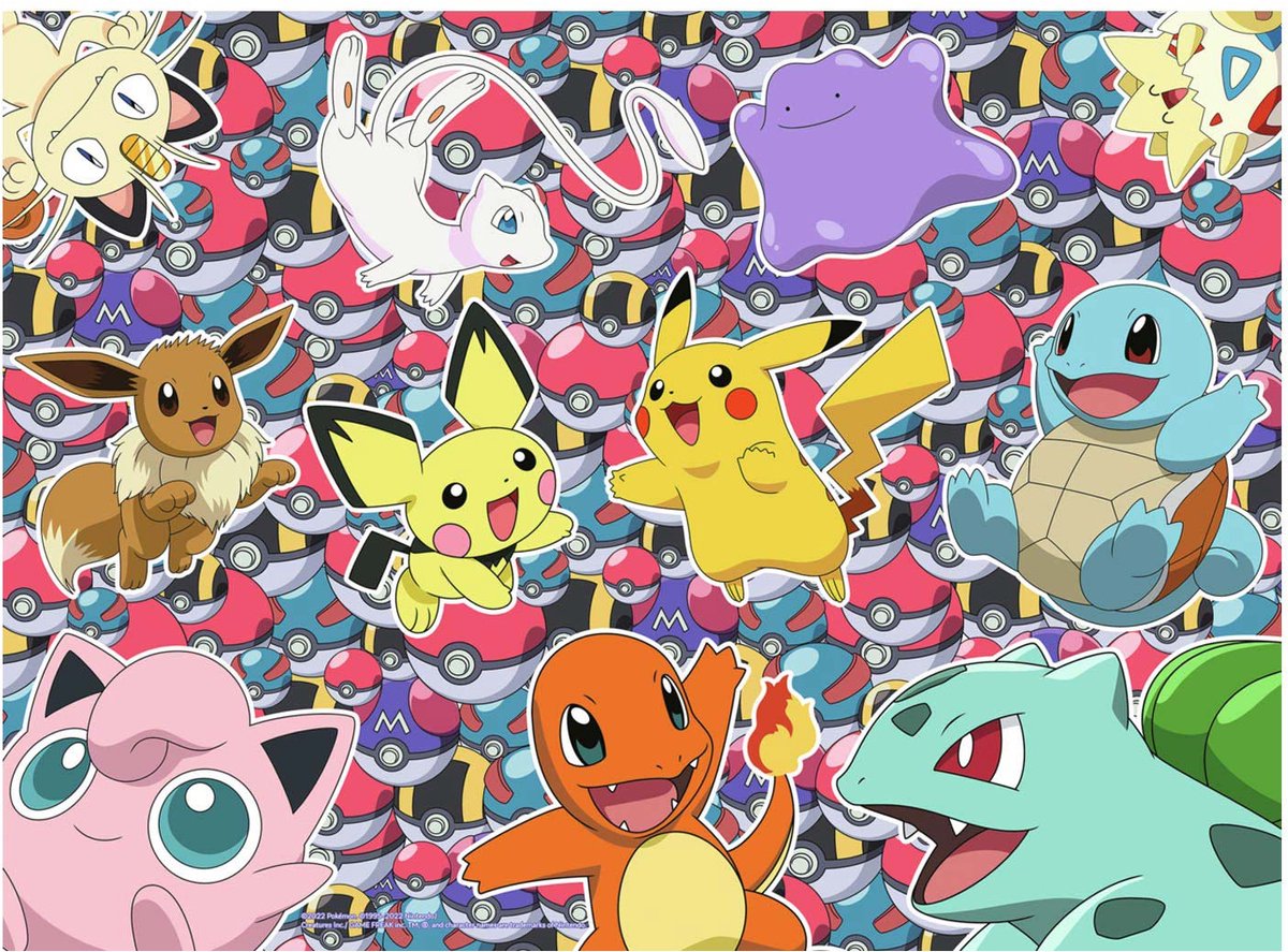 Ravensburger puslespil pokemon 100 xl brikker