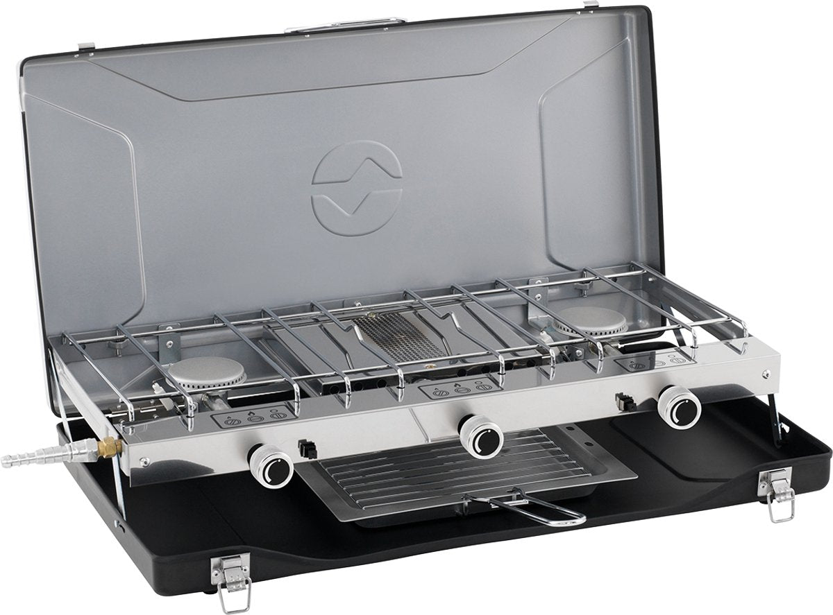 Outwell kirishima trio komfur campingovn 3 x 1200 w grill