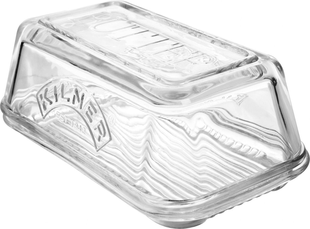 Kilner glas smørfad med låg