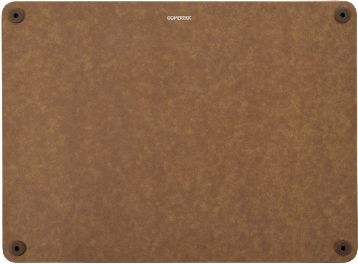 Combekk snijplank – fsc geperst hout – microplasticvrij - antibacterieel - vaatwasserbestendig – 28x38 cm – bruin