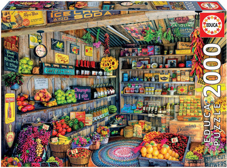 Educa - puslespil 2000 - Farmers Market (017127)
