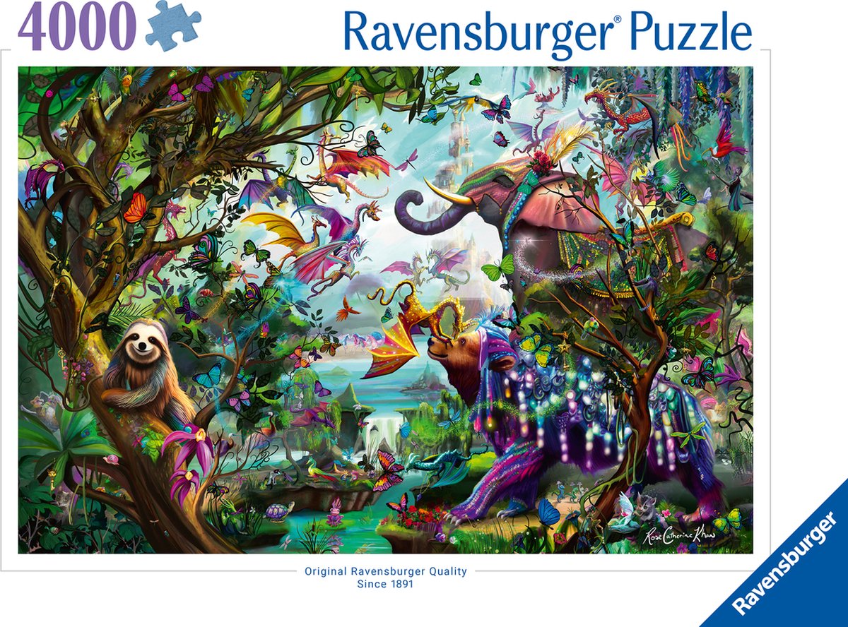 Ravensburger puslespil tropernes drager - puslespil - 4000 brikker