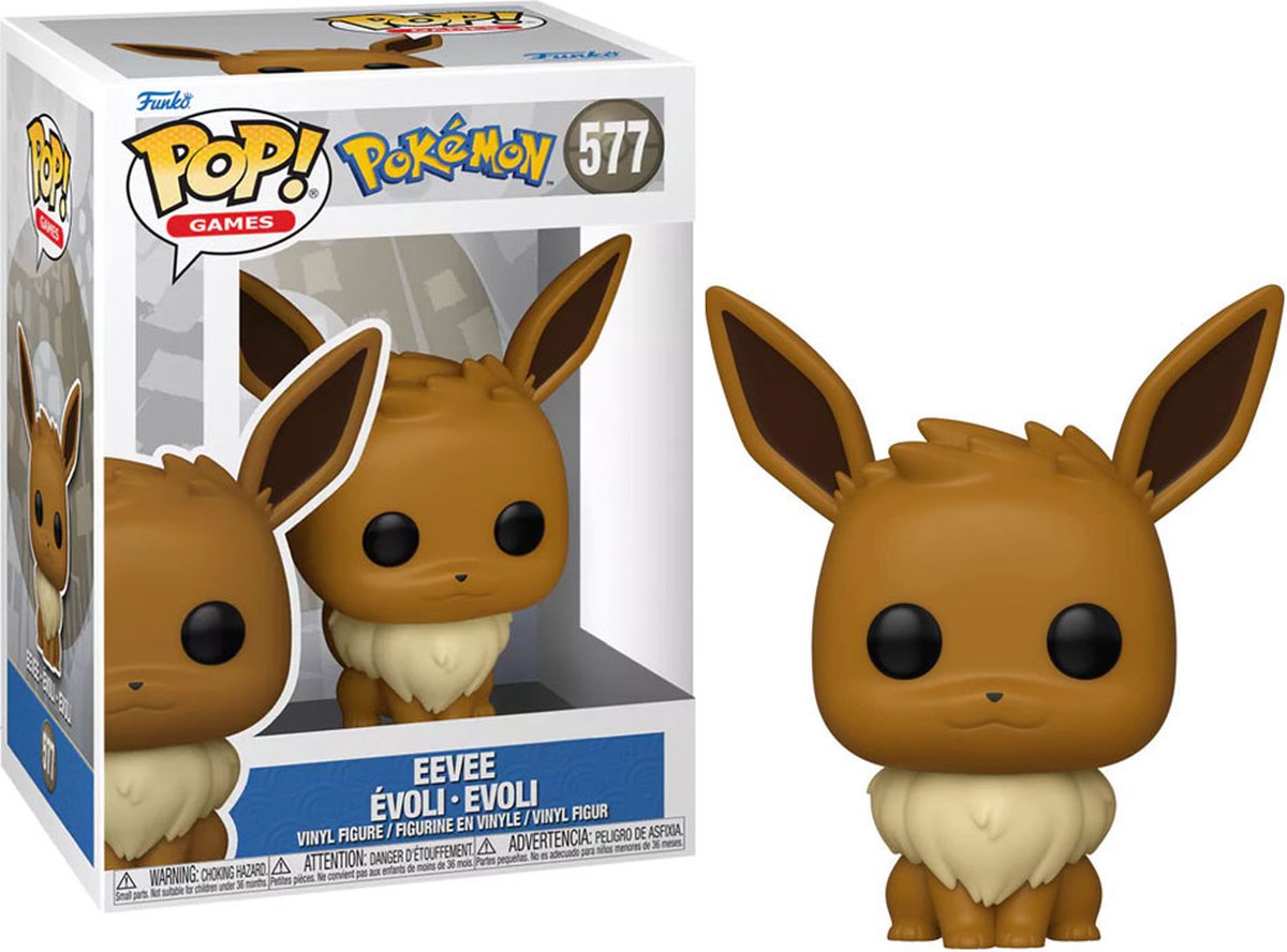 Funko pop spil: pokémon - eevee | dukke #577