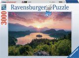 Ravensburger lake bled, Slovenien - puslespil - 3000 brikker