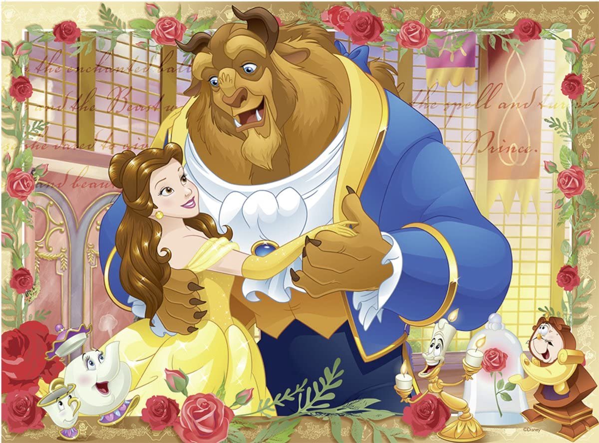 Ravensburger puslespil disney prinsesse belle beast - 100xxl brikker