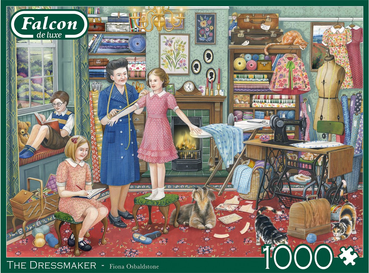 Falcon puslespil dressmaker - puslespil - 1000 brikker