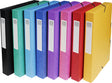 Exacompta 8x klassifikationsæske blank papryg 40mm - a4 - assorteret - 50400e