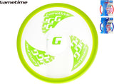 Gametime gennemsigtig frisbee - 22 cm - 1 eksemplar - ultimativ frisbee - ring - spil - sommer - udendørs