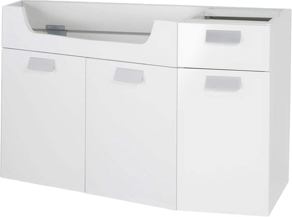 Differnz underskab 100x60x33cm med soft close MDF hvid