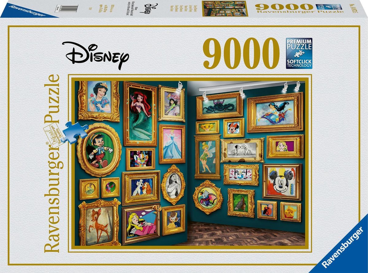 Ravensburger puslespil disney multiproperty - puslespil - 9000 brikker