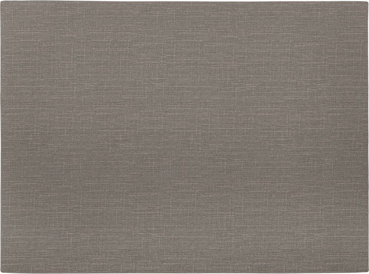 Mesapiu dækkeserviet kanvaslook - rektangel - 33 x 45 cm - kul - sæt med 4