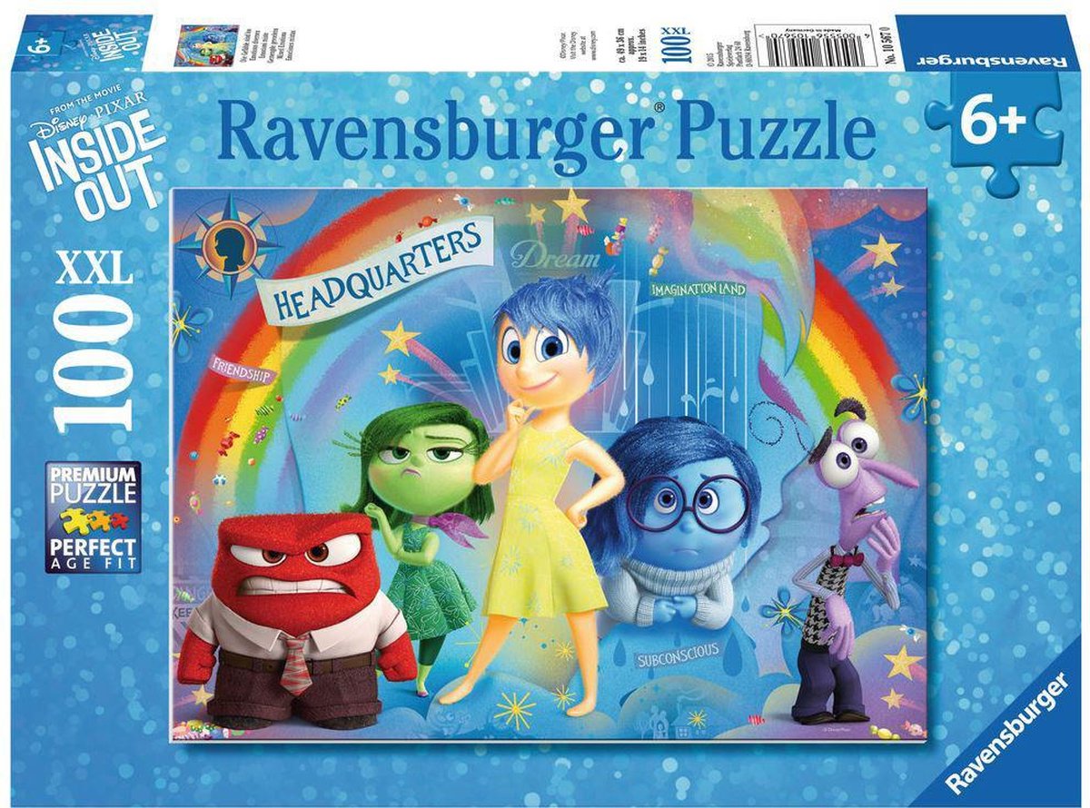 Ravensburger vrangen ud; blandede følelser - puslespil 100 xxl