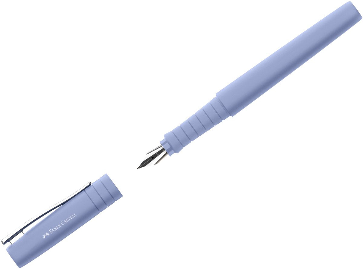 Faber-castell fyldepen - poly pen - nib m - bleg iris - fc-241004