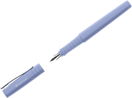 Faber-castell fyldepen - poly pen - nib m - bleg iris - fc-241004